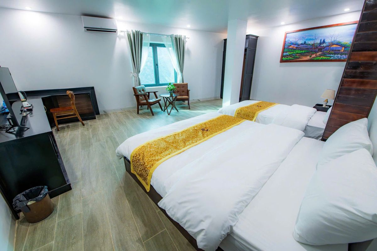 Family 3 giường — Giang Sơn Hill Hotel Đồng Văn